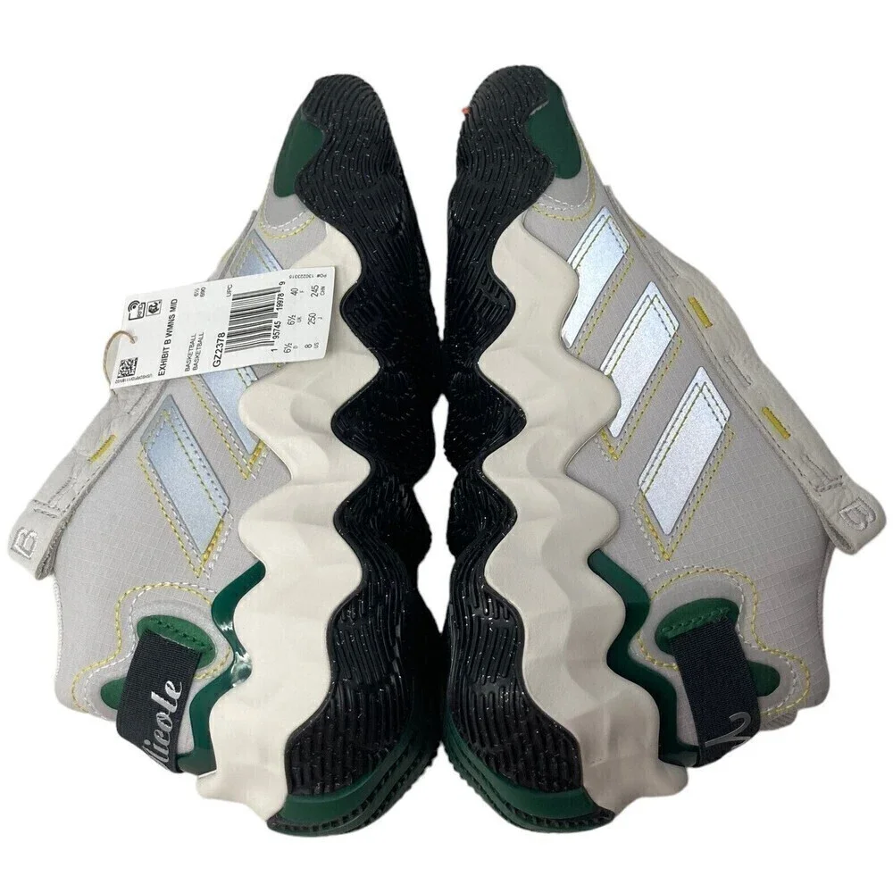 NEW Adidas Exhibit B Mid Candace Parker Women's Size 8 Basketball Green GZ2378